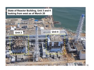 Unit 3 Unit 4 State of Reactor Building, Unit 3 and 4 looking from west as of March 20 