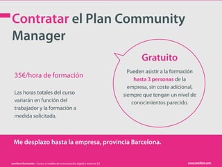 Contratar el Plan Community
Manager
                                                                                    Gr...