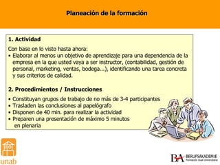 Plan de capacitacion | PPT