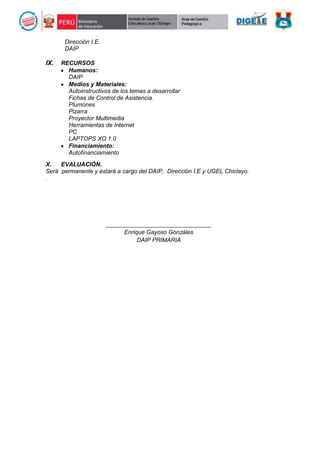 Plan de-capacitacion-docente 2013 primaria | DOCX