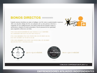 Plan de compensacion conligus