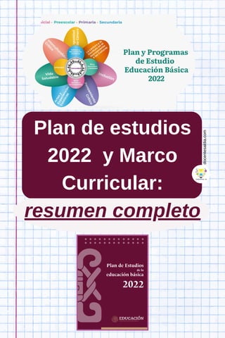 Plan de estudios
2022 y Marco
Curricular:
resumen completo
docentesaldia.com
 