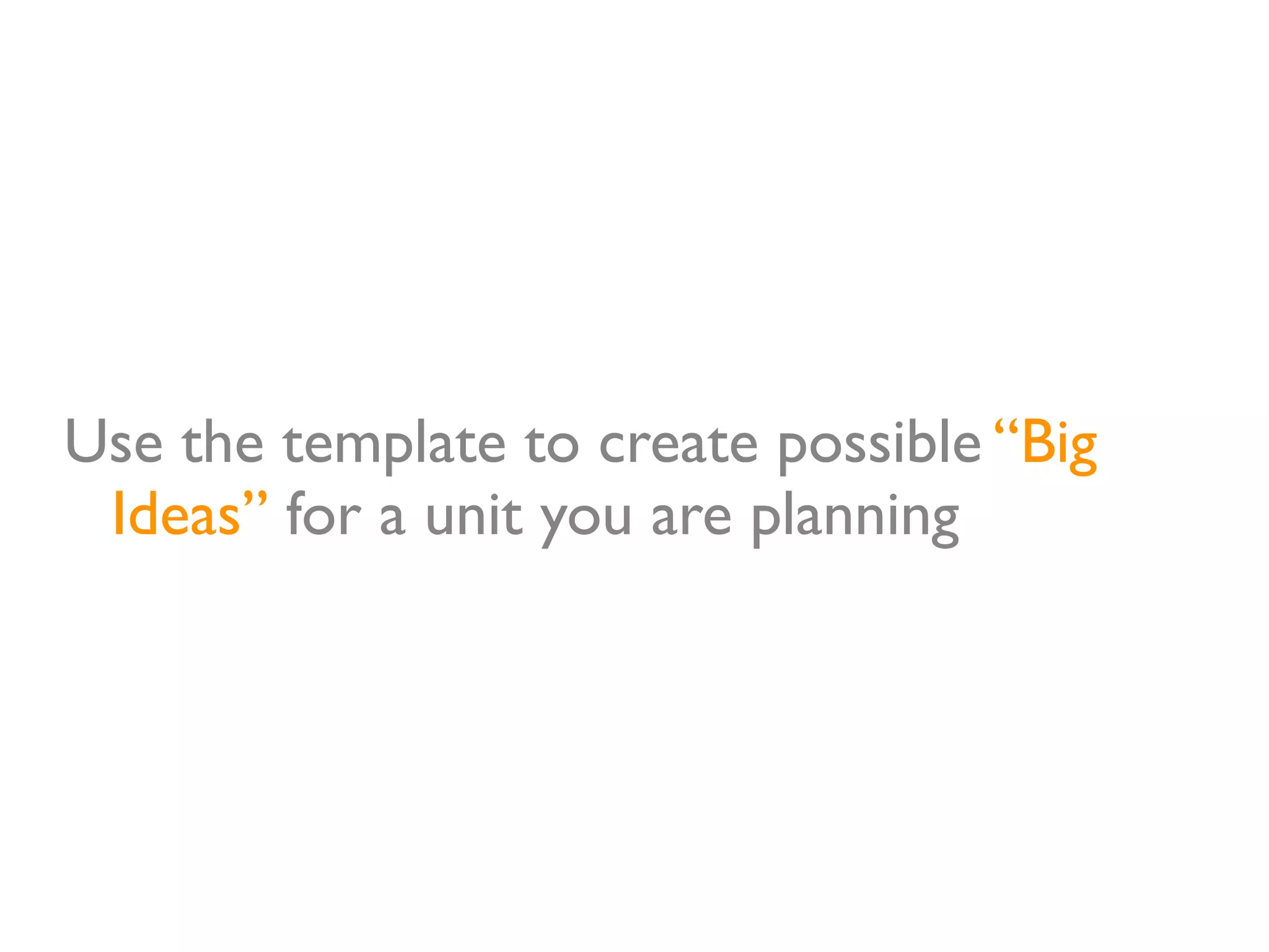 Plan, Don't Hope: Using Understanding by Design to Improve Instruction