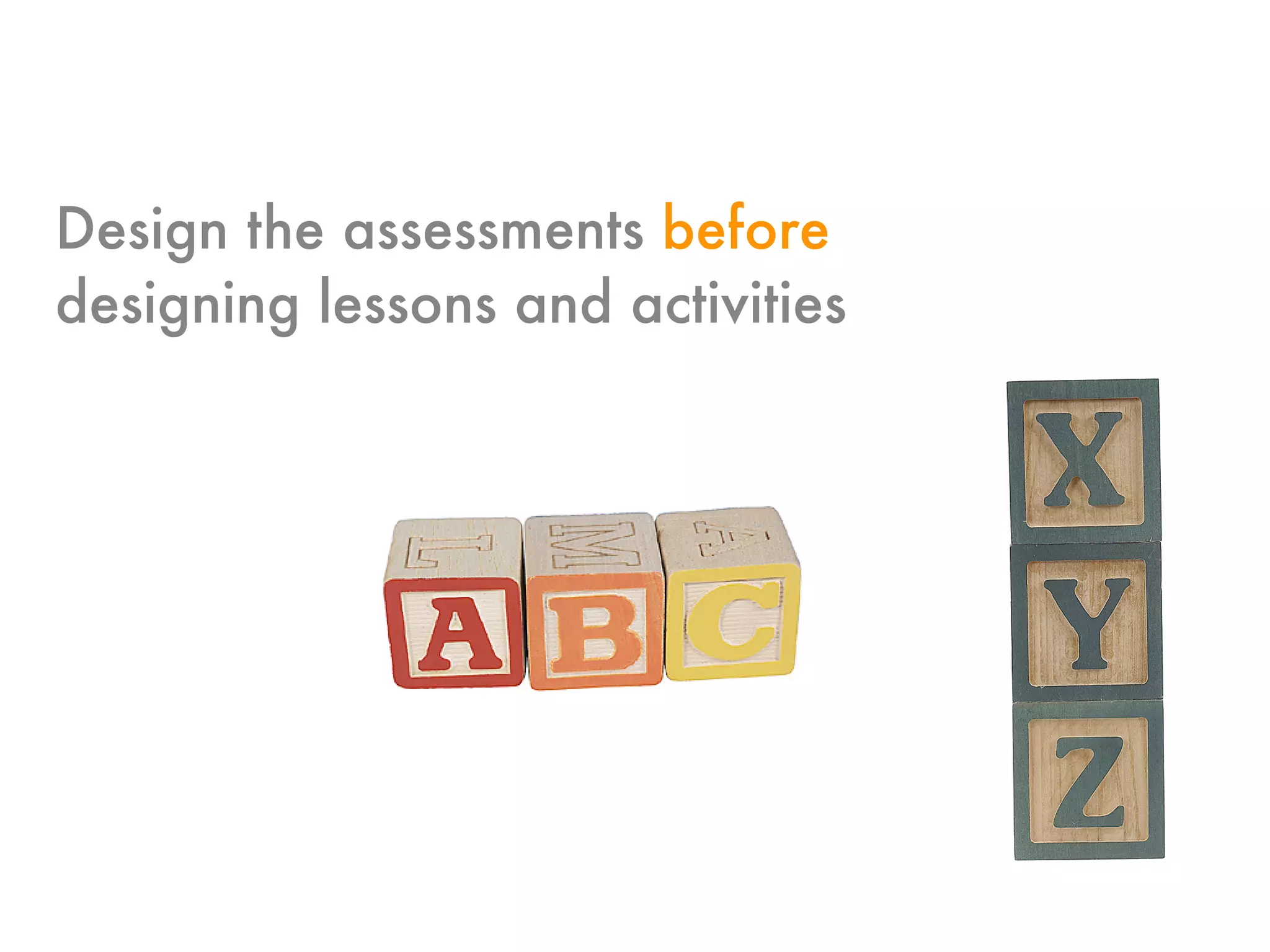 Plan, Don't Hope: Using Understanding by Design to Improve Instruction