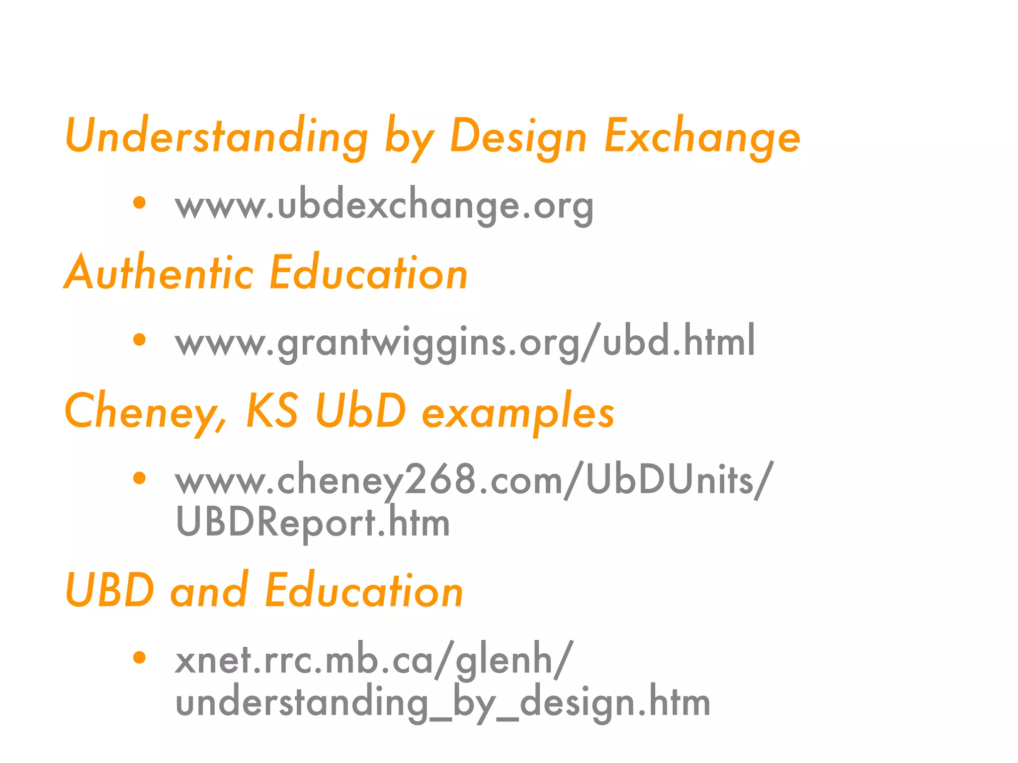 Plan, Don't Hope: Using Understanding by Design to Improve Instruction