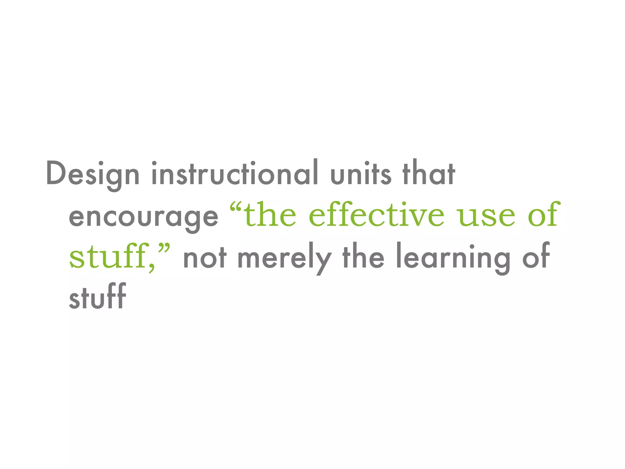 Plan, Don't Hope: Using Understanding by Design to Improve Instruction