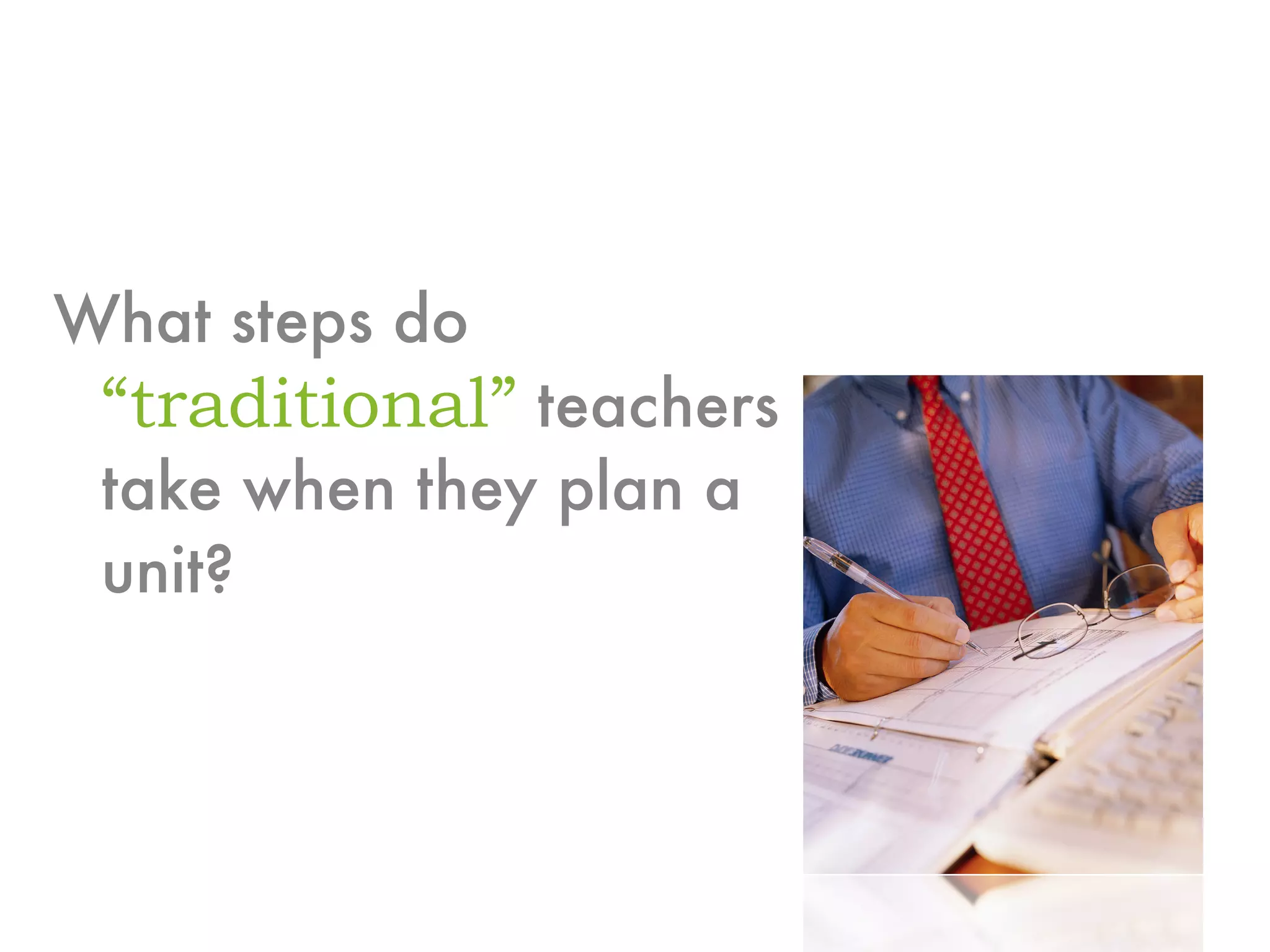 Plan, Don't Hope: Using Understanding by Design to Improve Instruction