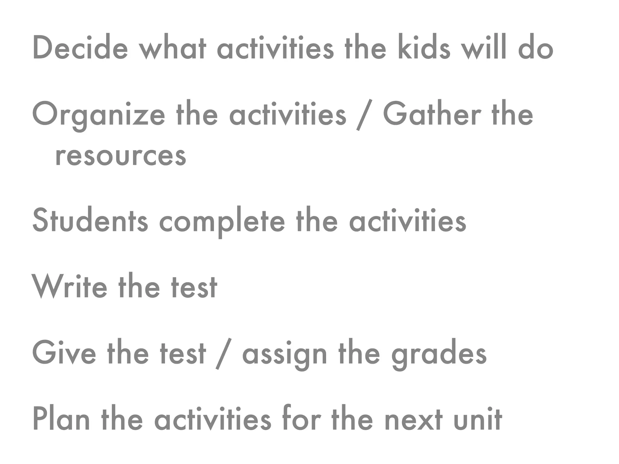 Plan, Don't Hope: Using Understanding by Design to Improve Instruction