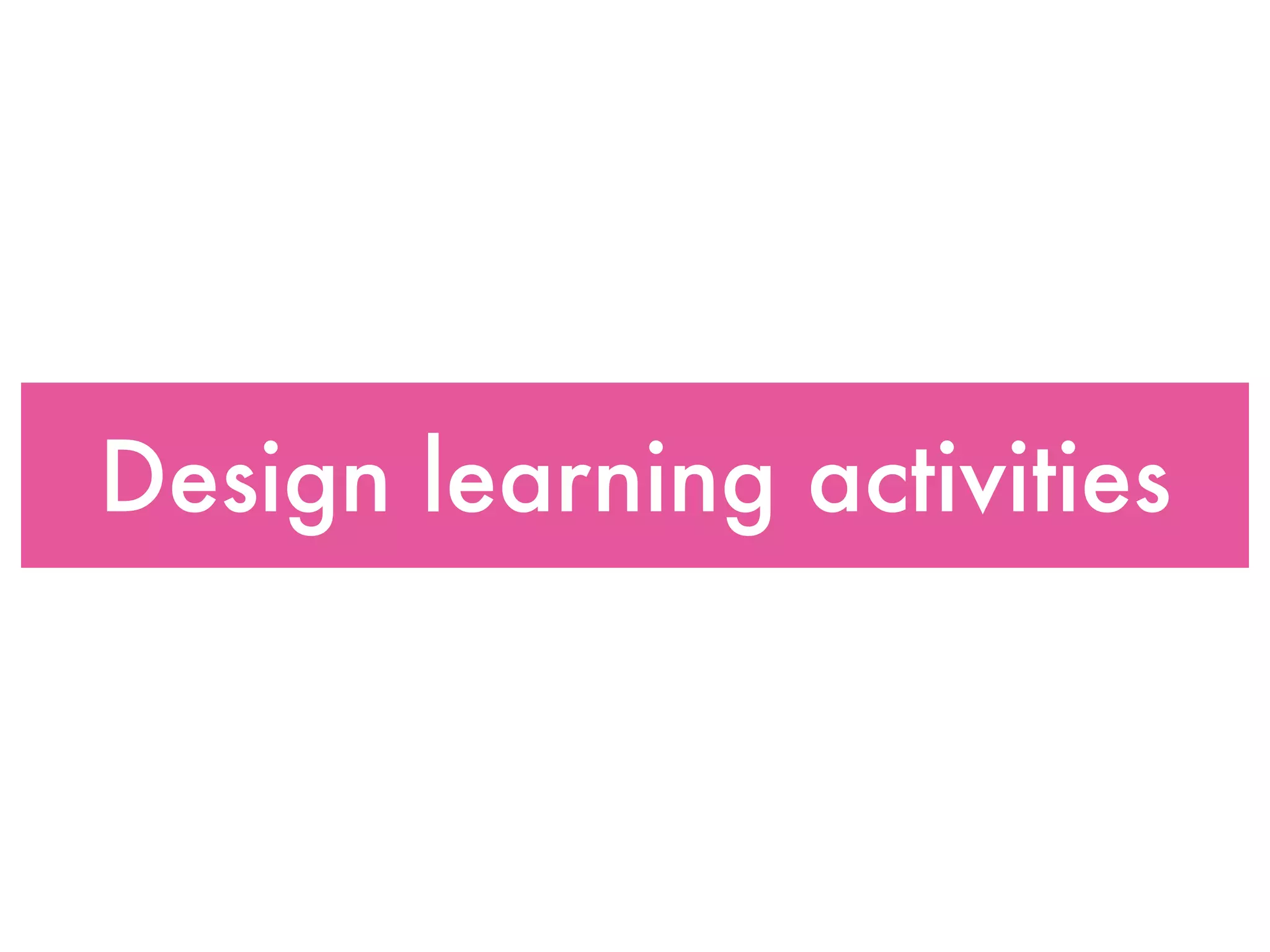 Plan, Don't Hope: Using Understanding by Design to Improve Instruction