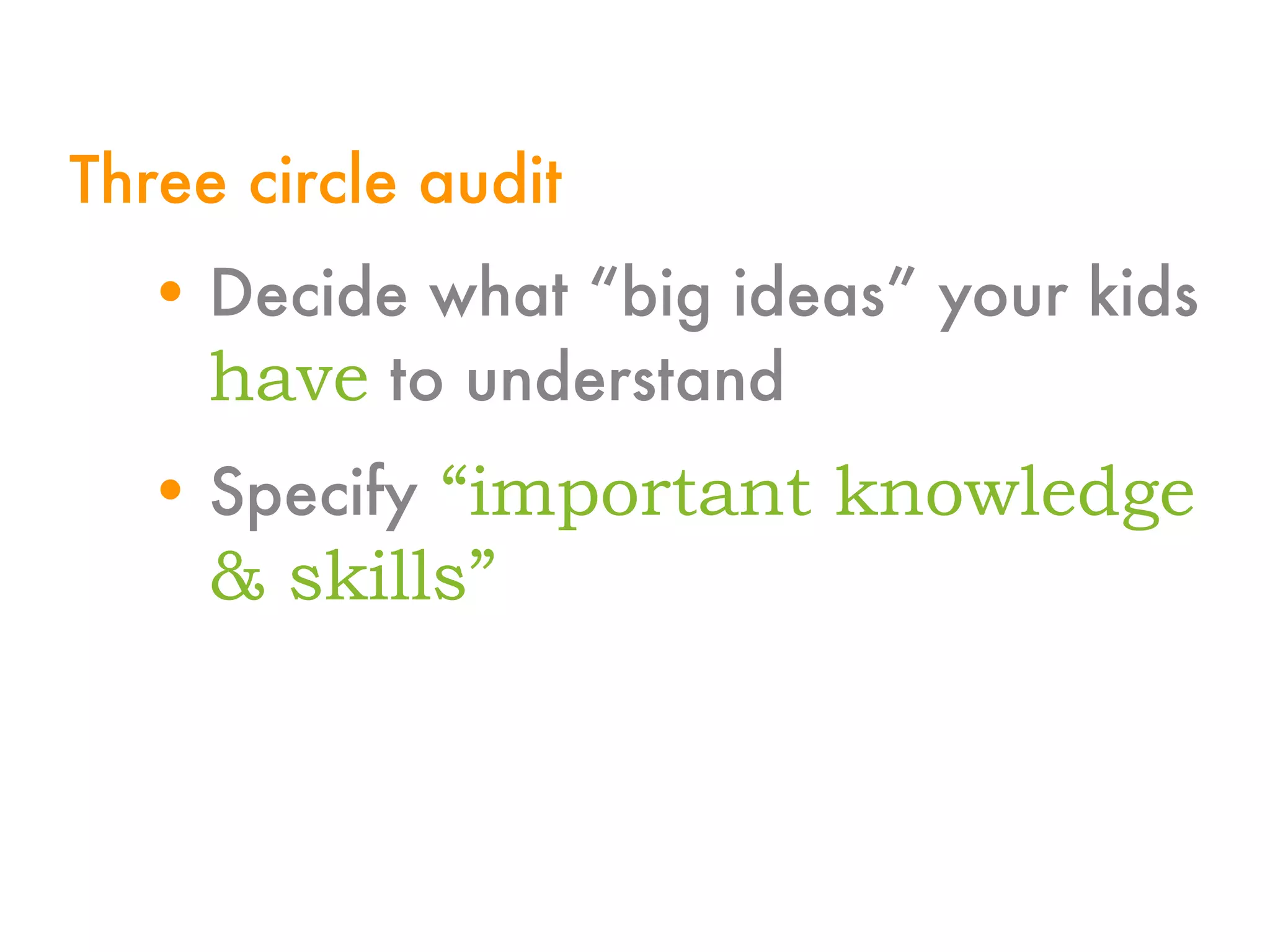 Plan, Don't Hope: Using Understanding by Design to Improve Instruction
