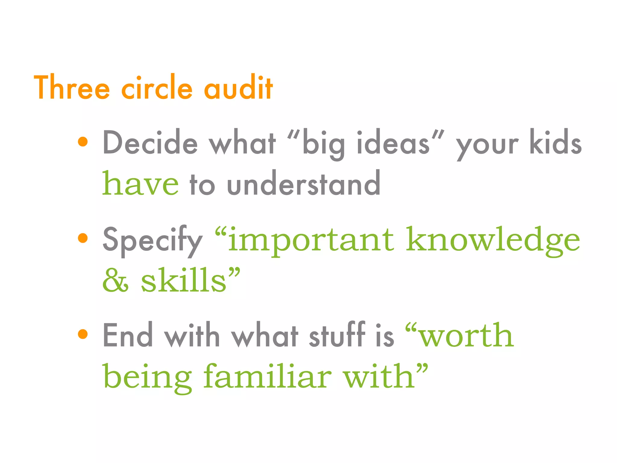Plan, Don't Hope: Using Understanding by Design to Improve Instruction