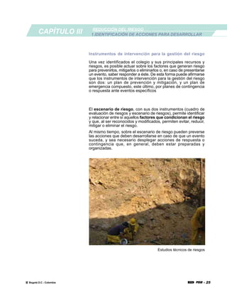 Plan Escolar De Emergencias