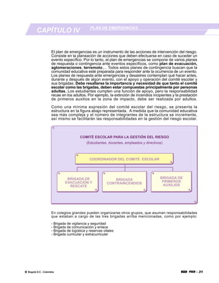 Plan Escolar De Emergencias