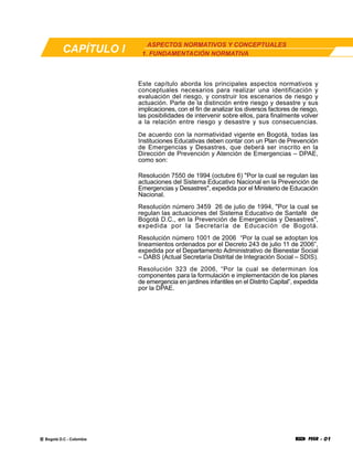 Plan Escolar De Emergencias