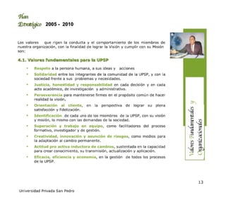 Plan Estrategico 2005 2010