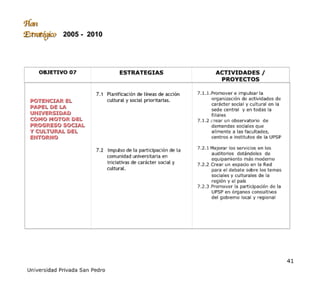 Plan Estrategico 2005 2010