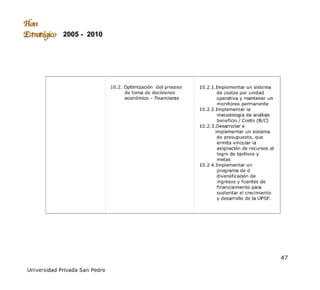 Plan Estrategico 2005 2010