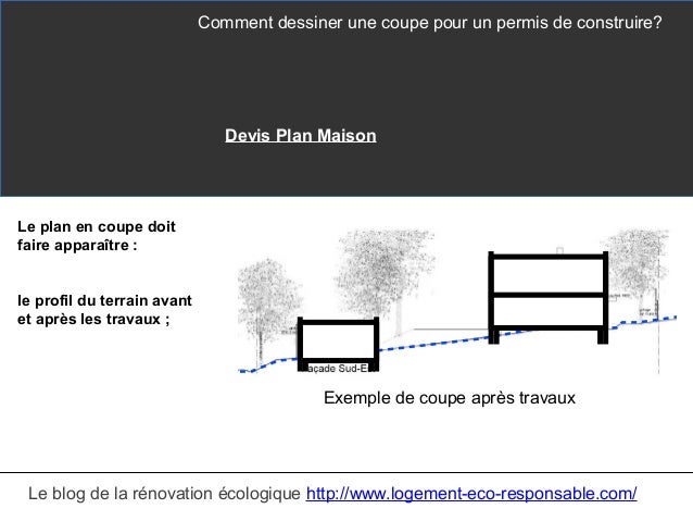 Plan Maison Coupe Permis Construire