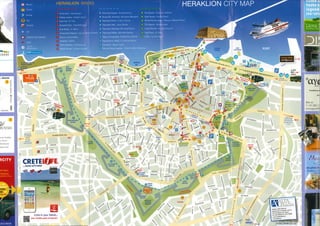 Plan map-heraklion-grece