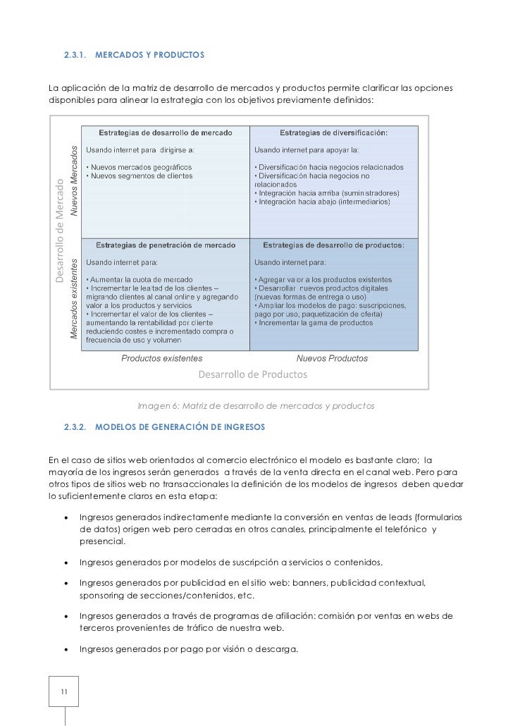 Plan de Marketing Online