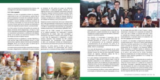 24 MINISTERIO DE AGRICULTURA Y RIEGO PLAN NACIONAL DE DESARROLLO GANADERO 2017-2027 25
como, los mecanismos de promoción de las mismas, y de
investigaciones aplicadas en adaptación tecnológica.
3.2.3. Valor agregado
Respecto a la carne, los ganaderos venden sus animales,
mayormente en pie, a los intermediarios, quienes fijan el
precio al productor en función de la estimación del peso.
El transporte de los animales es inadecuado, vulnera su
bienestar y ocasiona pérdidas económicas producto de
las mermas y mortandad. En el caso de vacunos, antes de
su envío al camal, parte de los animales son destinados a
centros de engorde buscando mejorar su productividad.
En el Perú existen 53 centros de beneficio de animales de
abasto, existiendo 18 de categoría tipo I, 15 tipo II y 7 tipo
III (con capacidad de exportación); totalizando 40 camales
con autorización permanente y certificación del SENASA,
siendo 13 los camales con autorización temporal. El 52%
de camales son para la especie vacuna.
El beneficio formal en mataderos y camales frigoríficos a
nivel nacional, llega al 80% del ganado vacuno, y al 30%
de los ovinos, caprinos, alpacas y llamas que se benefician
(MINAGRI, 2017). En el caso de cuyes, se estima que el
beneficio en camales es mucho menor.
La transformación primaria de fibra comprende los procesos
de acopio, categorización y clasificación, los que se realizan
en alrededor de 120 centros de acopio con deficiente
mantenimiento e inadecuada gestión, ubicados en las
regiones de Puno, Cusco, Arequipa, Huancavelica, Ayacucho
y Apurímac. Respecto al proceso de lavado, peinado, hilado
y confección, el 70% de la producción se concentra en 2
centros industriales de la ciudad de Arequipa (Michell e
Incatops) y la diferencia en medianas empresas textiles de
las ciudades de Arequipa y Lima, principalmente.
Respecto a la leche cruda de vaca, de los casi 2 millones de t/
año, el 8% está destinada al autoconsumo, terneraje y venta
directa;el52%esacopiadayprocesadaporlaindustriamayor
y el 40% es transformada artesanalmente por pequeños y
medianos productores y transformadores (MINAGRI, 2017).
Existen más de 3,000 unidades de transformación,
en su mayoría pequeñas, con inadecuada o ausente
infraestructura de acopio, bajo nivel tecnológico y
distribución muy básica o ausente. Éstas poseen un débil
o nulo nivel de organización e integración a núcleos
lecheros eficientes. Solo alrededor de 200 unidades
transformadoras son consideradas como aceptables,
es decir, con condiciones mínimas de infraestructura y
procesamiento para desarrollar procesos de manufactura.
Respecto a la leche caprina, el 95% se deriva a la
producción artesanal (no pasteurizada) para quesos,
generando así, un producto de baja calidad y con posibles
problemas sanitarios. La actividad lechera ovina tiene un
gran potencial y puede convertirse en un negocio muy
rentable por su mayor composición de sólidos y nutrientes,
respecto a las demás especies.
Con relación a la tecnología e innovación, ésta es
una limitante más, que no permite desarrollar la
actividad ganadera en virtud a su baja aplicación
en el procesamiento de los productos ganaderos
y estandarización de los procesos; así como, en la
implementación de las Buenas Prácticas de Manufactura
(BPM), HACCP y trazabilidad.
En el caso del faenamiento y la realización de los cortes
comerciales de carne, se observa el uso de equipamiento
obsoleto, escasez de mano de obra capacitada, limitado
manejo de registros, deficiente cadena de frío e
inadecuado o nulo manejo de residuos.
En lo que respecta al procesamiento de la leche cruda y
sus derivados, a diferencia de la industria mayor, a nivel de
pequeños productores se ven deficiencias en el ordeño,
manejo de la leche y de la cadena de frío para preservar la
calidad dela leche; así como,inapropiados sistemas de acopio
y recepción en planta, con pre tratamientos incompletos y
tratamientos de destino con procesos defectuosos.
En el procesamiento de fibras y lanas existen deficiencias
en la esquila, al realizarse en épocas inapropiadas, sin uso
de tecnología adecuada (90% en base a lapiaco o tijera),
almacenaje y ensacado sin la separación de vellones de
color, raza, sexo y calidad. La maquila hacia tops e hilos
es realizada por empresas textiles de alta tecnología. La
comercialización al mercado externo de productos con
alto valor agregado aún es limitada.
En relación a la inocuidad, la Organización Mundial de
la Salud señala que el 75% de las nuevas enfermedades
infecciosas humanas aparecidas en los últimos 10 años
fueron causadas por bacterias, virus y otros patógenos
provenientes de los animales y sus productos (MINSA,
2016). Asimismo, el SENASA reporta la presencia de
contaminantes de plomo, oxitetraciclinas y nitrofuranos
en la carne o por encima de los Límites Permitidos
Máximos establecidos por el Codex alimentarius, lo que
evidencia malas prácticas ganaderas en el manejo de
productos veterinarios.
Partedelvolumendelechecrudaproducidanocumplecon
los estándares mínimos de calidad y composición, lo que
influye de manera directa en la calidad de los productos
terminados, inocuidad y seguridad alimentaria. Para el
caso de transporte de carne y el adecuado manejo de la
cadena de frío y expendio en los centros de abasto, existe
el reglamento de inocuidad agroalimentaria aprobado por
Decreto Supremo 004-2011-AG, que no se cumple.
 