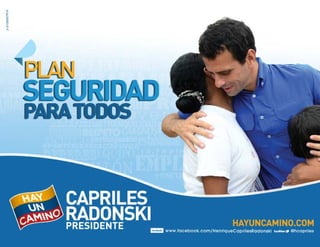 Plan seguridad-Henrique Capriles Radonski