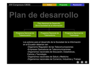 Plan Sociedad Información