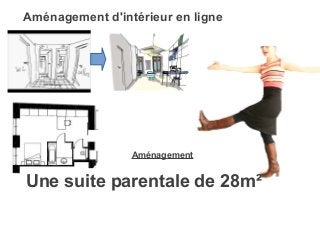 Une suite parentale de 28m²
Aménagement d'intérieur en ligne
Aménagement
 