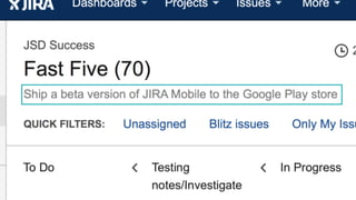 Black Belt Tips for JIRA Software