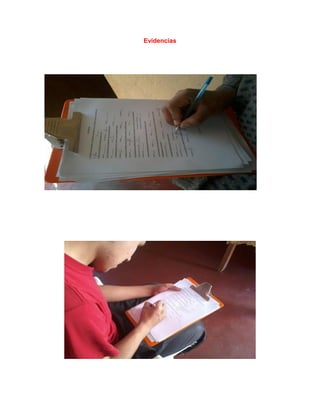 Evidencias
 