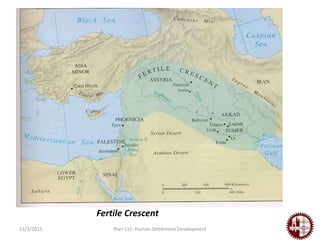 11/3/2015 Plan 111: Human Settlement Development
Fertile Crescent
 