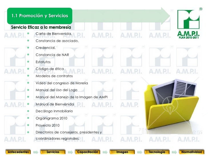 Plan 2010 2011 ampi nacional