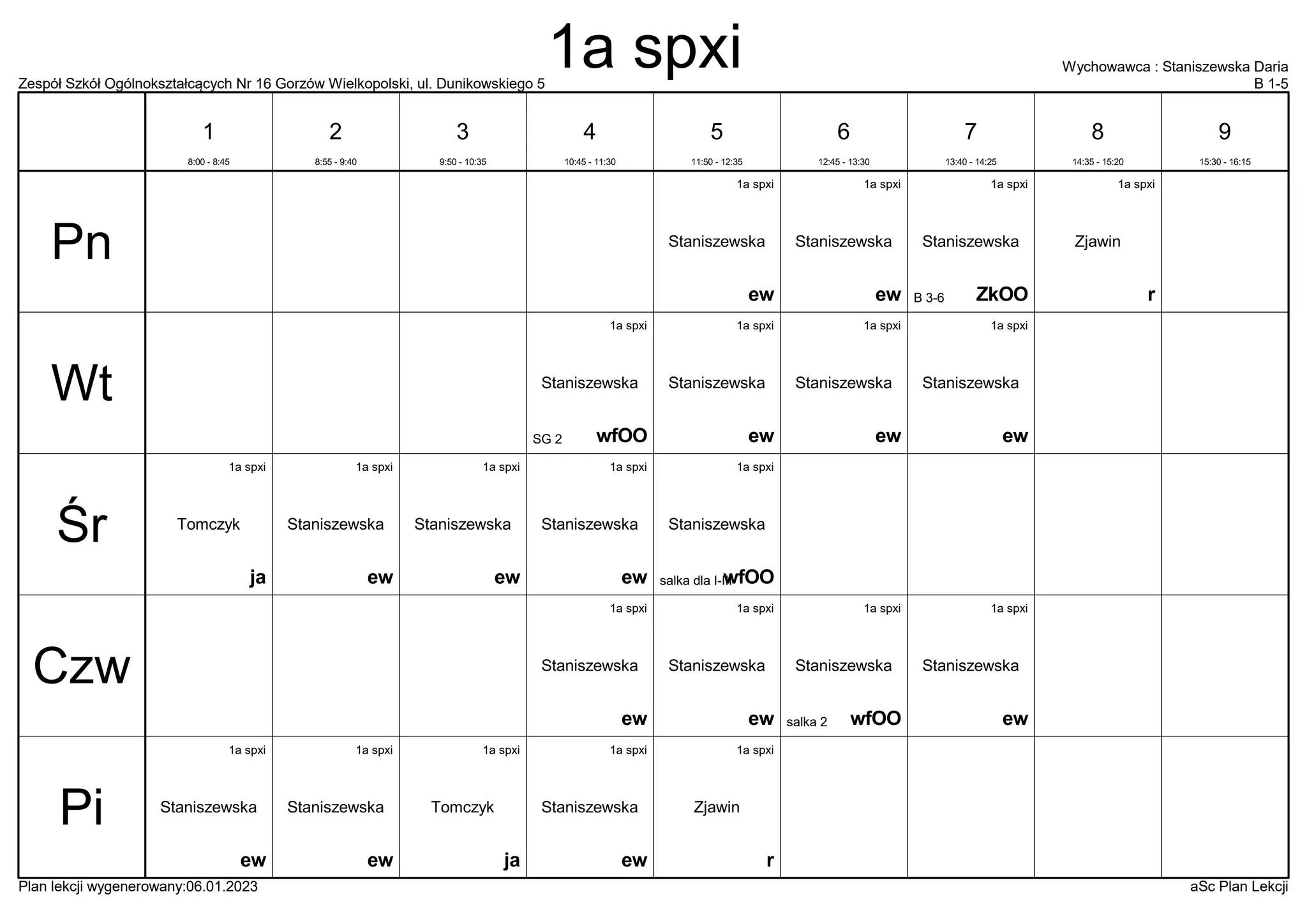 Gimnazjum 16 Gorzów Plan Lekcji 3 Gimnazjum www.slideshare.net