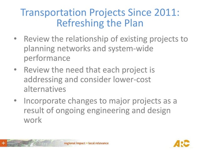 PLAN 2040 RTP Update Overview | PPTX | Rail Travel | Travel Type
