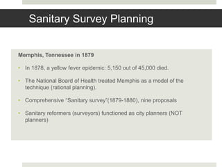History & Theory of Planning: Origins of Modern City Planning | PPTX