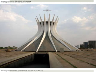 Metropolitan Cathedral, BRASILIA
This image is attributed to Olivier Peyre @ 2007 (CC BY-NC-ND 2.0)
 