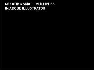 creating small multiples
IN ADOBE ILLUSTRATOR
 