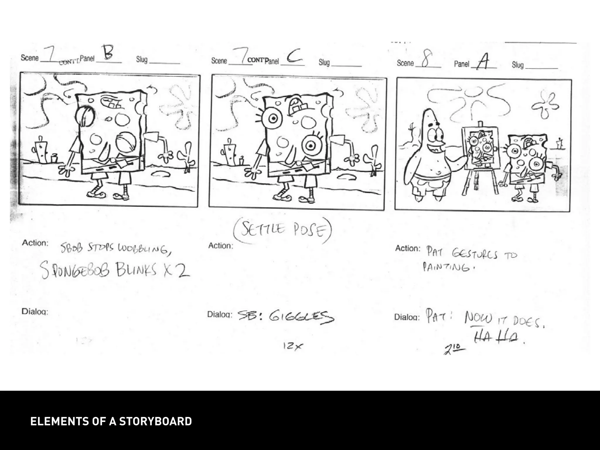 elements of a storyboard
 