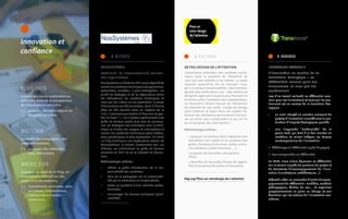 # Activer
NosSystèmes
Améliorer la responsabilité sociale
des algorithmes
NosSystèmes se fixait en 2017 pour objectif de
rendre les systèmes techniques (programmes,
automates, modèles…) plus intelligibles - au
profit du dialogue et de la négociation entre
les utilisateurs, les systèmes techniques et
ceux qui les créent ou les exploitent. 5 pistes
d’innovation ont été produites, dont 3 d’entre
elles on été reprises dans un rapport de la
Cnil « Comment permettre à l’homme de gar-
der la main ? ». Ces 5 pistes représentent une
grille de lecture ayant pour but de promou-
voir un dialogue non-technique avec la tech-
nique et d’aider les usagers et concepteurs à
rendre les systèmes techniques plus lisibles,
plus symétriques et plus équitables. En 2018,
La Fing continuera son exploration autour de
NosSystèmes, à travers notamment des cas
d’étude, en confrontant la grille de lecture
produite en 2017 et en la mettant en discus-
sion.
Méthodologie utilisée :
•	 affiner la grille d’évaluation de la res-
ponsabilité des systèmes,
•	 faire de la pédagogie sur la responsabi-
lité par la médiation et l’explicabilité,
•	 tester la symétrie d’une manière opéra-
tionnelle,
•	 encourager les bonnes pratiques (justi-
ciabilité).
# Explorer
Retro-Design de l’attention
L’expérience utilisateur des systèmes numé-
riques pose la question de l’attention de
ceux qui sont amenés à les utiliser. La seule
réponse aujourd’hui est de renvoyer l’usa-
ger à sa propre responsabilité : déconnexion,
gestion des notifications, etc... Des milliers de
designers agencent toujours plus finement la
frontière entre l’incitation et la manipulation,
en façonnant chaque boucle de rétroaction
du moindre de nos outils. L’angle du design
pour observer la façon dont est captée l’at-
tention des utilisateurs permettrait-il de trou-
ver un levier pour comprendre ce qui est en
jeu et proposer des alternatives ?
Méthodologie utilisée :
•	analyser la manière dont l’attention des
utilisateurs est captée et en produire des
grilles d’analyse (interviews, atelier scéna-
rios extrêmes, pistes d’actions, …),
•	proposer de nouvelles conceptions
(POC),
•	identifier de nouvelles formes de régula-
tion et produire des pistes d’innovation.
# Activer
Innovation facteur 4
L’innovation au service de la
transition écologique : un
référentiel commun pour les
innovateurs et ceux qui les
soutiennent
Issu d’un travail collectif, ce référentiel com-
mun pour les innovateurs et ceux qui les sou-
tiennent est au service de la transition éco-
logique.
•	 un outil adapté au nombre croissant de
projets d’innovation orientés vers la pro-
duction d’impacts écologiques positifs.
•	 une l’approche “modernisée” de la
green tech, qui doit à la fois monter en
ambition et mieux intégrer les formes
contemporaines de l’innovation.
 Télécharger le Référentiel (.pdf, 84 pages)
 Tout comprendre au référentiel.
En 2018, nous allons éprouver ce référentiel
sur le terrain auprès de porteurs de projet et
de structures d’accompagnement de l’inno-
vation (incubateurs, accélérateurs…).
Objectif, créer un ensemble d’outils d’accom-
pagnement du référentiel : modèles, matériel
pédagogique, études de cas… et organiser
progressivement sa prise en charge et son
évolution par les acteurs de l’innovation eux-
mêmes.
fing.org/?NosSystemes
fing.org/?Pour-un-retrodesign-de-l-attention
Innovation et
confiance
conduire des campagnes, des
expérimentations,
proposer des méthodes,
kits, référentiels
engager, au-delà de la Fing, un
mouvement collectif sur des
sujets transformateurs,
transformer activisme, mise
en réseau, transmission,
construction d’action
collectives.
#Activer
#Explorer
#Mobiliser
creuser des pistes exploratoires,
défricher, faire de la prospective,
de l’intelligence collective
produire des idées neuves et
des pistes d’action
 