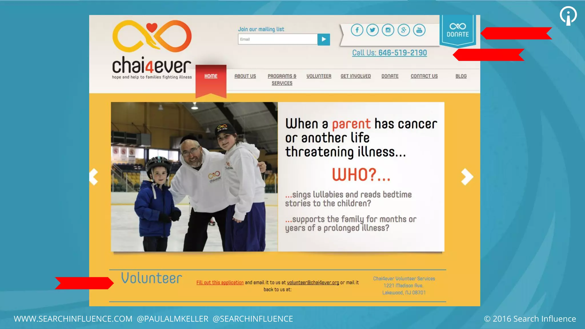 © 2016 Search InfluenceWWW.SEARCHINFLUENCE.COM @PAULALMKELLER @SEARCHINFLUENCE
 