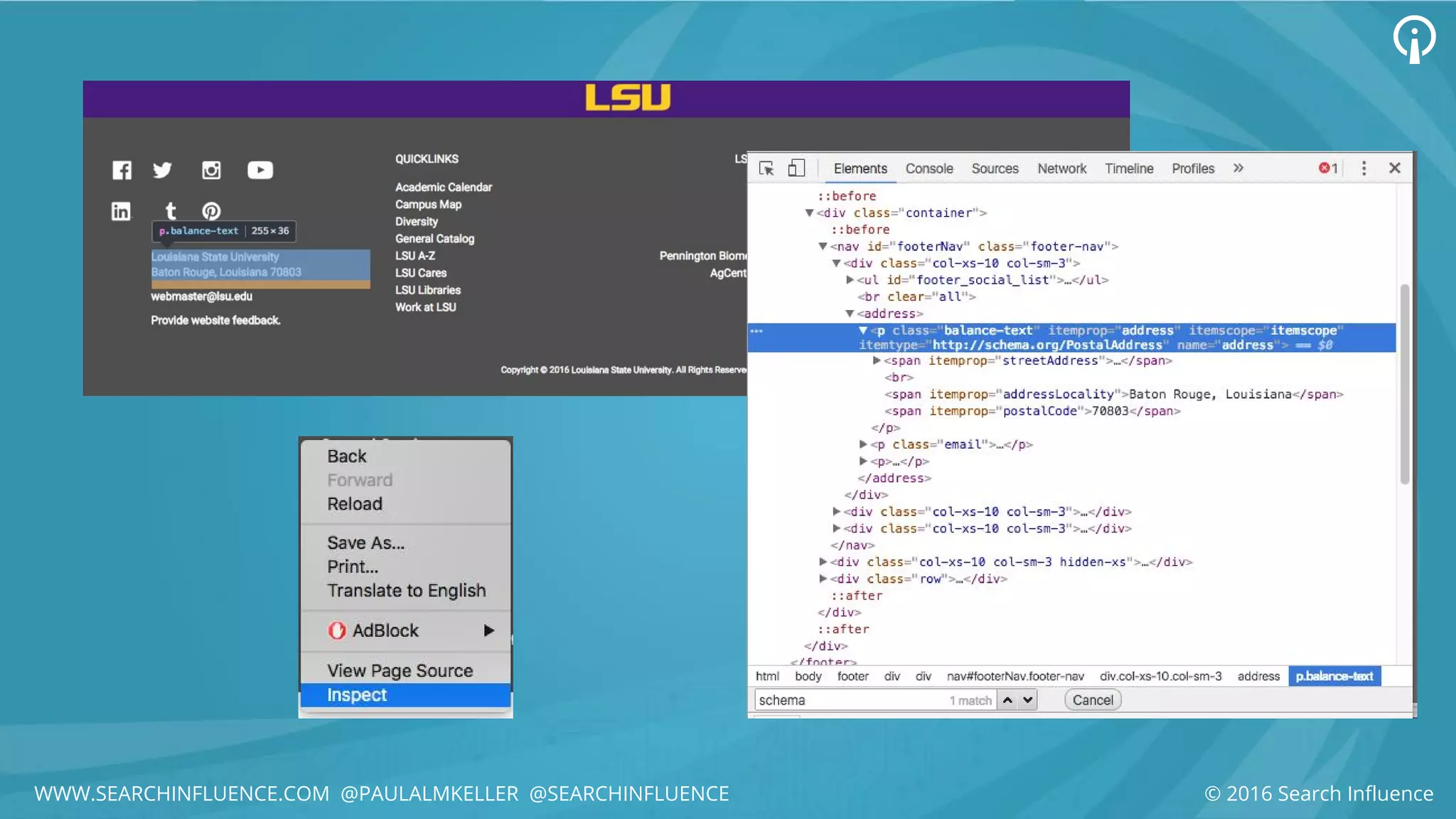 © 2016 Search InfluenceWWW.SEARCHINFLUENCE.COM @PAULALMKELLER @SEARCHINFLUENCE
 
