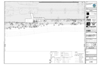 TREE TO REMAIN 64
-
PALM TO REMAIN 91
-
CONCEPT PLANT SCHEDULE
PALM TREES CODE QTY BOTANICAL NAME COMMON NAME CONT SIZE
CNX 19 Cocos nucifera `Green Malayan` Coconut Palm FG 6`-14` C.T. as shown
PSE SAR 41 Pseudophoenix sargentii Buccaneer Palm FG 8`-10` OA
SPX 127 Sabal palmetto Cabbage Palmetto FG 12`-16` OA
TRX 8 Thrinax radiata Florida Thatch Palm FG 8`-12` OA
PLANT SCHEDULE
RELOCATED SABAL PALM 6
RELOCATED COCONUT PALM 11
Principal in Charge:
Sheet Title:
Rev: Date: Description: By:
Date:
Drawn By:
Project No:
Sheet Number:
Project Manager:
Prepared for:
Project Name:
Consultants:
Seal:
Site Map:
Project Phase:
KONA GRAY, ASLA
LA-6666950
Scale:
BIDSETDOCUMENTS-NOTFORCONSTRUCTION
NORTH
 