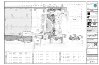 26CHI
SOD2,533 sf
SOD2,951 sf
CHI11
MUC8
38BOA
41HED
EX. DUN1,792 sf
17MUC
27CAM
CAM15
MUC17
FIM29
CAM22
20FIM
17HYL 15MUC
18FIM
15HYL
27NEO
MUC15
HYL21
NEO24
SPP25
GAP57
HED41
GAP67
SPP19
HED30
UNP26
HED26
GAP115
SPP2628HYL
69HED
94SPP
79GAP
31HED
13SPP
110GAP
49GAP
57GAP
17HYL
33SPP
65HED
605UNP
UNP297
15NEO
13NEO
20HYL
19MUC
15HYL
8HYL
15MUC
26CAM
HED29GAP65SPP29
HED35 GAP44
HED13
HED33
SPP58
UNP23
143UNP
GAP105
HED32
37HED
81HED
39SPP
HYL20
63SPP
36HYL
49HED
157GAP
29SPP
IPP52
34SPP
20FIM
165SPV
301SPV
16CLU AUT
40HYL
14UNP
UNP120
120SPP
64CHI
EX. DUN4,776 sf
SHRUBS CODE QTY BOTANICAL NAME COMMON NAME CONT SIZE
CLU AUT 16 Clusia rosea Autograph Tree 15 gal 5`-6`Ht.
SHRUB AREAS CODE QTY BOTANICAL NAME COMMON NAME CONT. SIZE SPACING
CAM 99 Carissa macrocarpa `Emerald Blanket` Emerald Blanket Carissa 3 gal 12" ht. x 12" spr. 24" o.c.
CHI 165 Chrysobalanus icaco `Red Tip` Red Tip Cocoplum 3 gal 24" ht. x 24" spr. 30" o.c.
FIM 142 Ficus microcarpa `Green Island` Green Island Ficus 3 gal 12" ht. x 12" spr. 24" o.c.
MUC 130 Muhlenbergia capillaris `Gulf Coast` Gulf Coast Muhly 3 gal 12" O.A. 30" o.c.
NEO 112 Nerium oleander `Petite Pink` Petite Pink Oleander 3 gal 15" - 18" O.A 24" o.c.
PLANT SCHEDULE DUNE VEGETATION CODE QTY BOTANICAL NAME COMMON NAME CONT. SIZE SPACING
BOA 601 Borrichia arborescens Sea Oxeye Daisy 1 gal 18" o.c.
GAP 905 Gaillardia pulchella Blanket Flower flat 12" o.c.
HED 1,242 Helianthus debilis Dune Sunflower 1 gal 18" o.c.
HYL 237 Hymenocallis latifolia Spider Lily 1 gal 24" o.c.
IPP 179 Ipomoea pes-caprae Railroad Vine 4"pot 12" spr. 24" o.c.
SEP 760 Sesuvium portulacastrum Sea Purslane 1 gal 18" o.c.
SPP 1,002 Spartina patens Salt Meadow Cord Grass 1 gal 24" o.c.
DUNE VEGETATION CODE BOTANICAL NAME COMMON NAME CONT. SIZE SPACING
SPV 466 Sporobolus virginicus Seashore Dropseed 4"pot 6" o.c.
UNP 1,862 Uniola paniculata Sea Oats 4"pot 24" o.c.
EXISTING DUNES CODE QTY BOTANICAL NAME COMMON NAME CONT. SIZE SPACING
REMOVE 890 sf Dune Planting Removed N/A
EX. DUN 52,720 sf Dune Planting (not to be disturbed) Existing (protect in place) N/A
SOD/SEED CODE QTY BOTANICAL NAME COMMON NAME CONT SIZE SPACING
SOD 5,484 sf Paspalum vaginatum `platinum TE` Seashore Paspalum-Platinum TE sod
Principal in Charge:
Sheet Title:
Rev: Date: Description: By:
Date:
Drawn By:
Project No:
Sheet Number:
Project Manager:
Prepared for:
Project Name:
Consultants:
Seal:
Site Map:
Project Phase:
KONA GRAY, ASLA
LA-6666950
Scale:
BIDSETDOCUMENTS-NOTFORCONSTRUCTION
NORTH
 