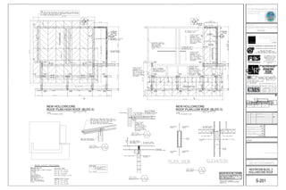 Principal in Charge:
Sheet Title:
Rev: Date: Description: By:
Date:
Drawn By:
Project No:
Sheet Number:
Project Manager:
Prepared for:
Project Name:
Consultants:
Seal:
Site Map:
Project Phase:
Scale:
ROOF PLAN HIGH ROOF (BLDG 2)
NEW HOLLOWCORE
ROOF PLAN LOW ROOF (BLDG 2)
NEW HOLLOWCORE
1 N/A
2 10-05-15 ADDENDUM #3
 