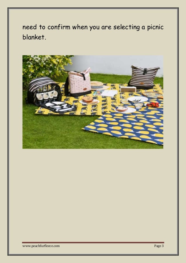 Plan A Great Picnic With Waterproof Fleece Picnic Blanket