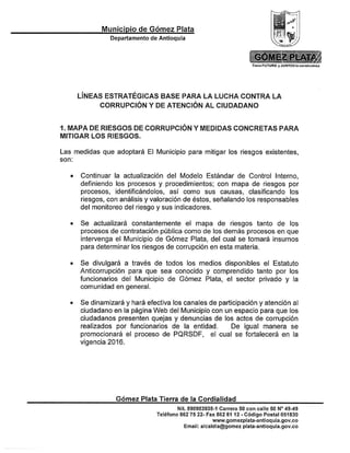 Plan anticorrupción 2016