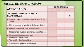 Plan de Capacitacion | PDF