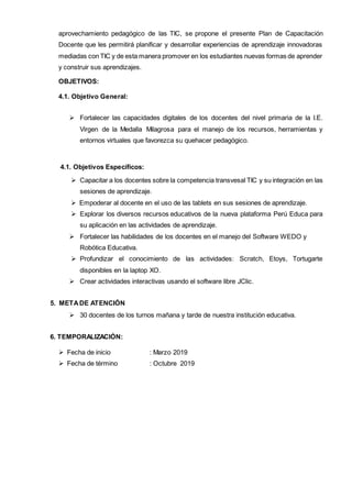 Plan anual de capacitacion aip crt | DOCX