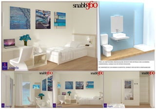 PARA LAS HABITACIONES INDIVIDUALESSE APUESTA POR DOTARLAS CON LAS MISMAS
COMODIDADES, AUNQUE SEA EN ESPACIO REDUCIDO.
SE COMPONEN DE LOS MISMOS ELEMENTOS, AUNQUE CON DISTINTA CONFIGURACION.

 