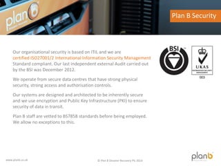 Plan B overview presentation | PDF